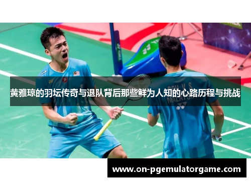 黄雅琼的羽坛传奇与退队背后那些鲜为人知的心路历程与挑战